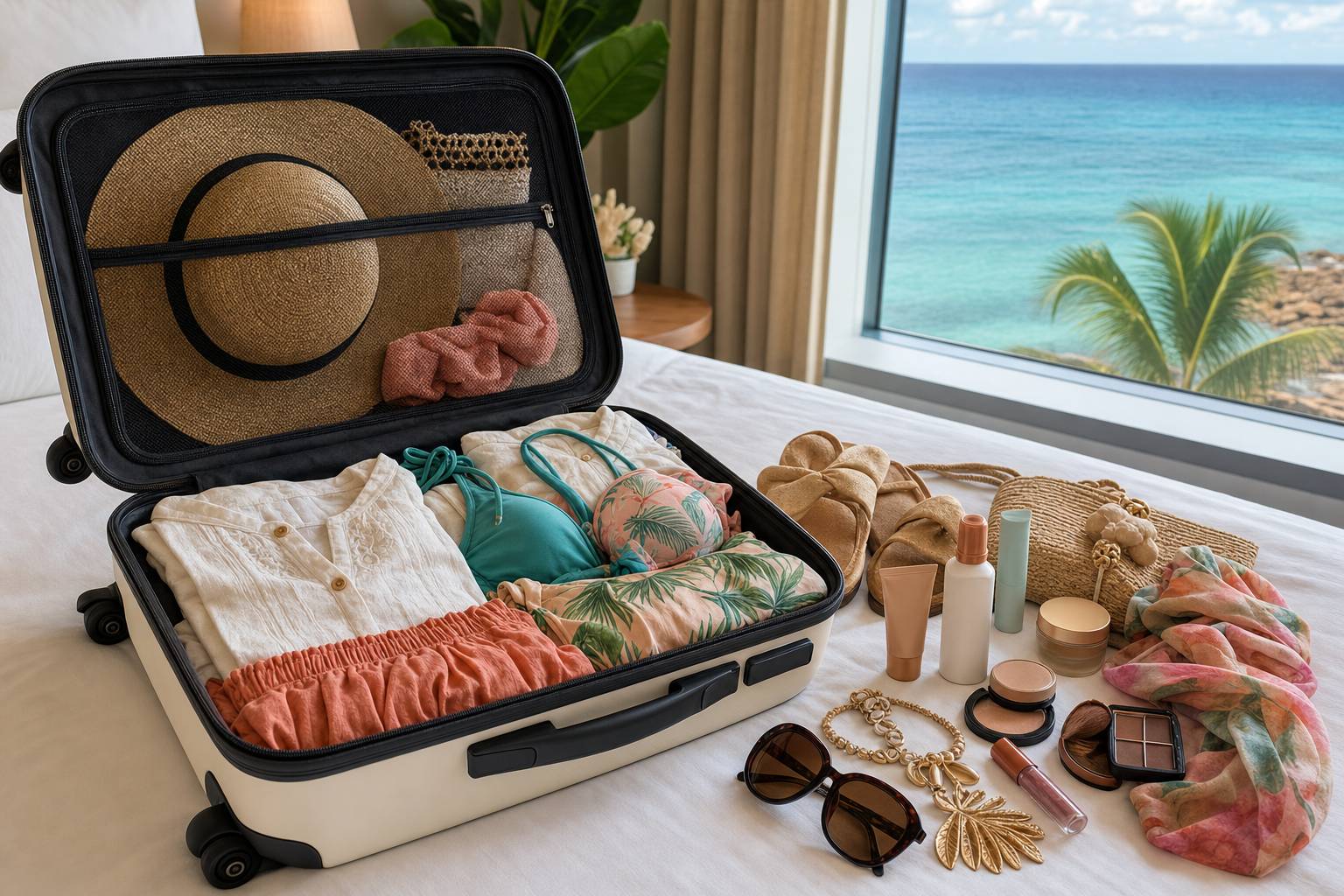 Qué llevar en la maleta para un crucero desde México: looks, belleza y básicos de cuidado personal